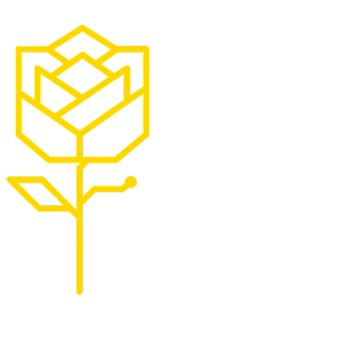 Logotipo da Fazenda Digital com símbolo amarelo e nome em branco